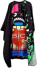 Stylecraft Haarschneideumhang Radioactive Black